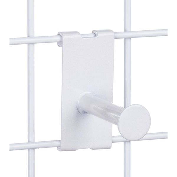 Exhibidor de ropa individual Gridwall con acabado con recubrimiento en polvo