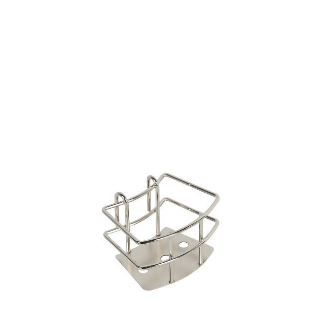 Cesta de mesa del tenedor del carrito del condimento del acero inoxidable para sostener la botella de Heinz