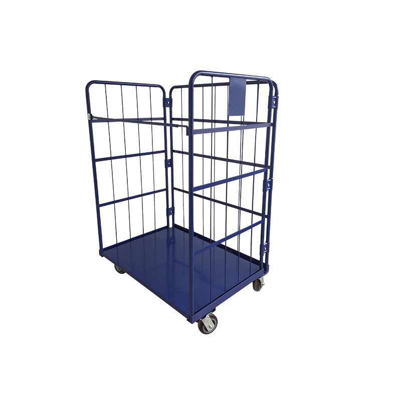 Carro plegable para jaula de almacén
