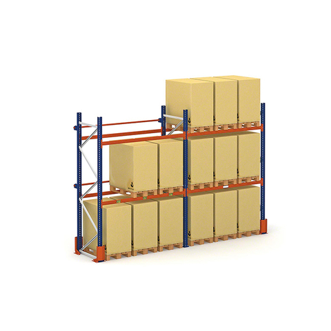 Estanterías para paletas de almacén