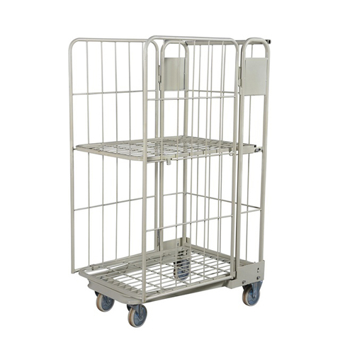 Contenedor de rollo blanco plegable 