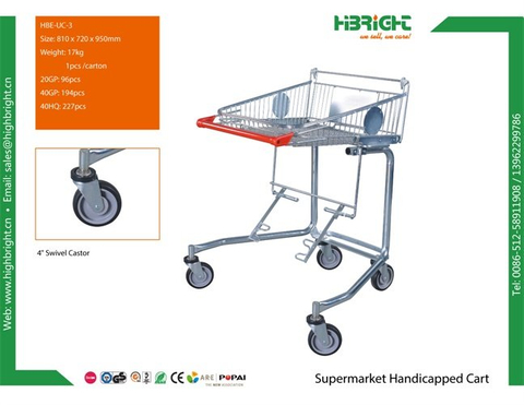 Carrito para discapacitados de supermercado