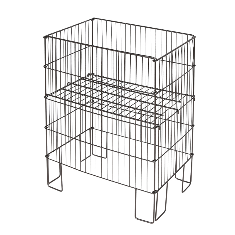 Contenedor de descarga de alambre plegable