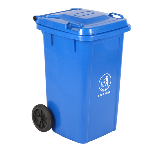 Cubo de basura con ruedas de gran capacidad para supermercado o restaurante