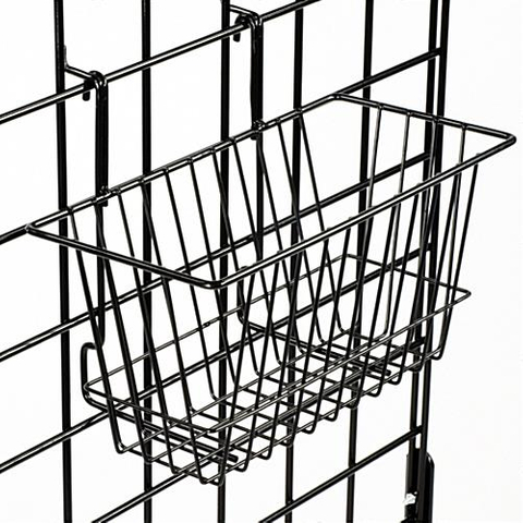 Cestas para paneles de rejilla: para paneles de listones y paneles de rejilla de 12' x 6' x 6'
