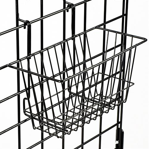 Cestas para paneles de rejilla: para paneles de listones y paneles de rejilla de 12' x 6' x 6'