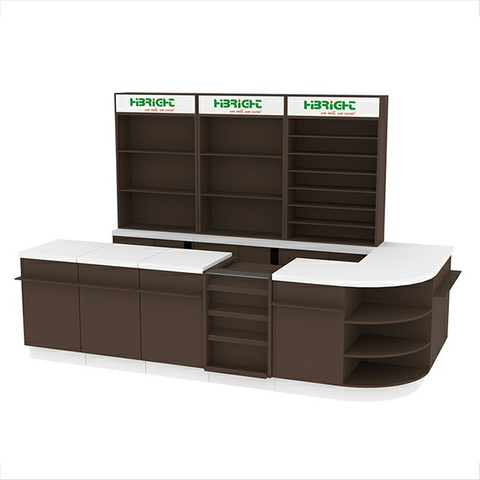 Mostrador de caja de tienda de conveniencia 