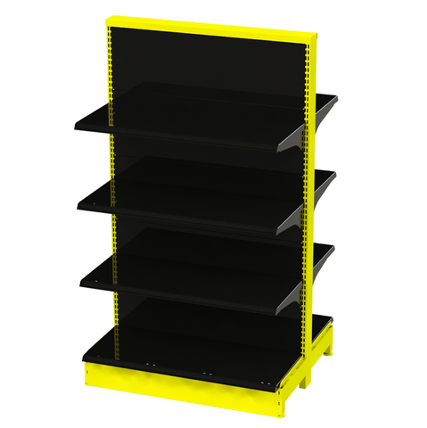 Estante de tienda de comestibles con estante de góndola de estilo asiático