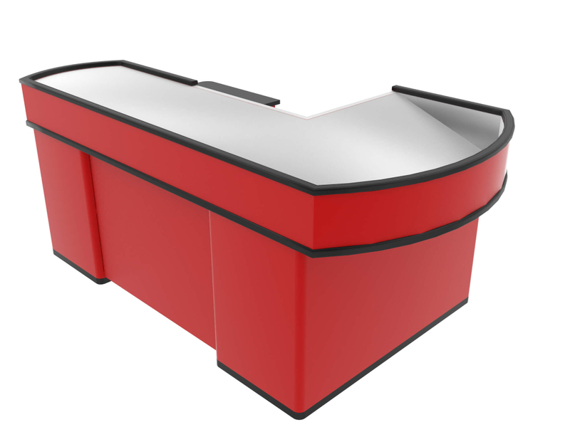 Mostrador de caja simple