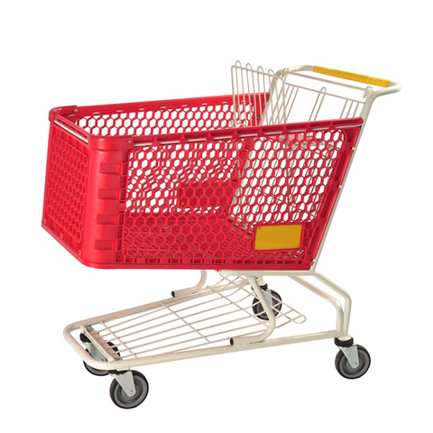 Carro de compras de plástico P-4(180L)