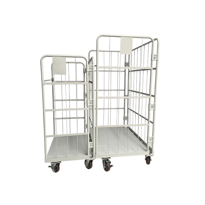 Carro plegable para jaula de almacén