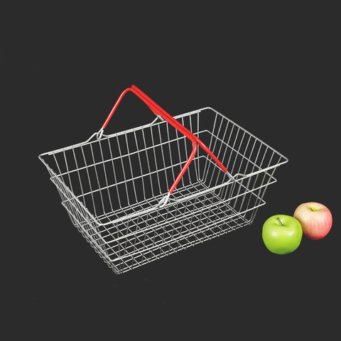 Cesta de compras para tienda de frutas y verduras