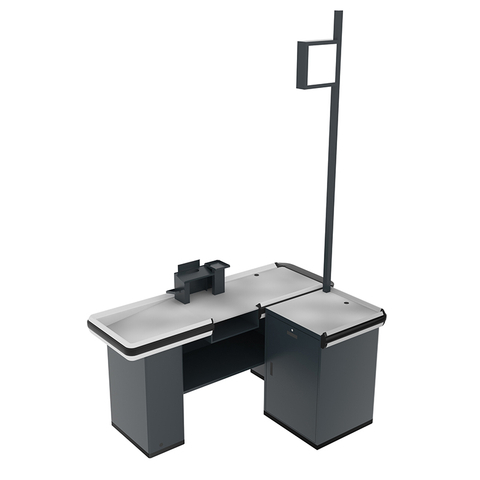 Mostrador de caja pequeño
