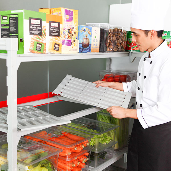 Estanterías de polipropileno para cámaras frigoríficas