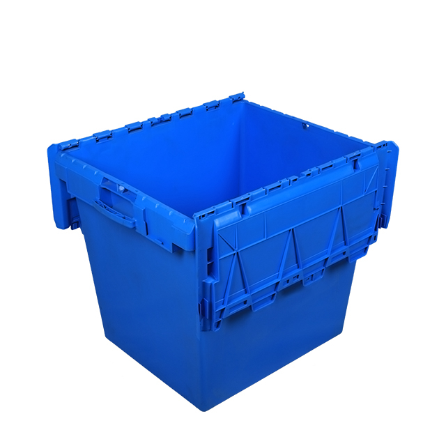 Caja de plástico apilable