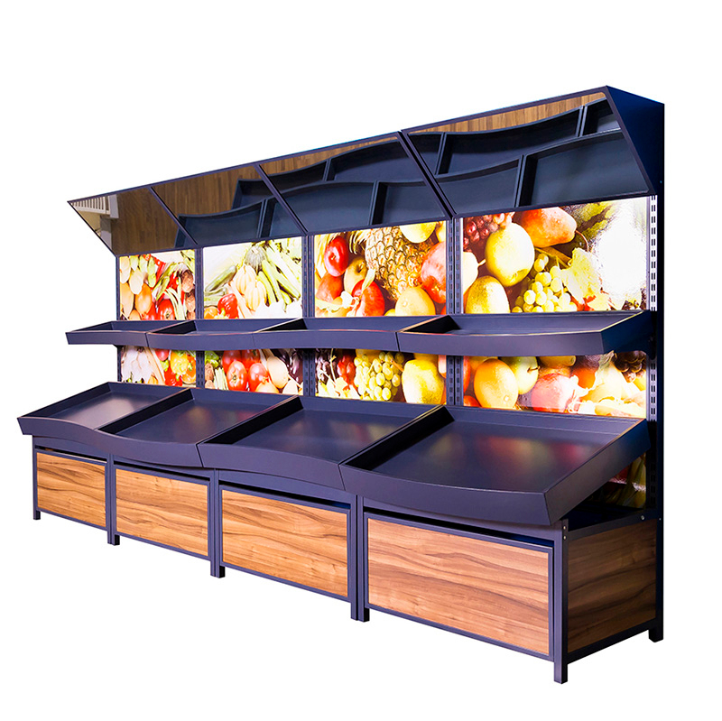 Exhibidores de frutas y verduras de pared