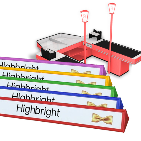 Divisor de mostrador de caja