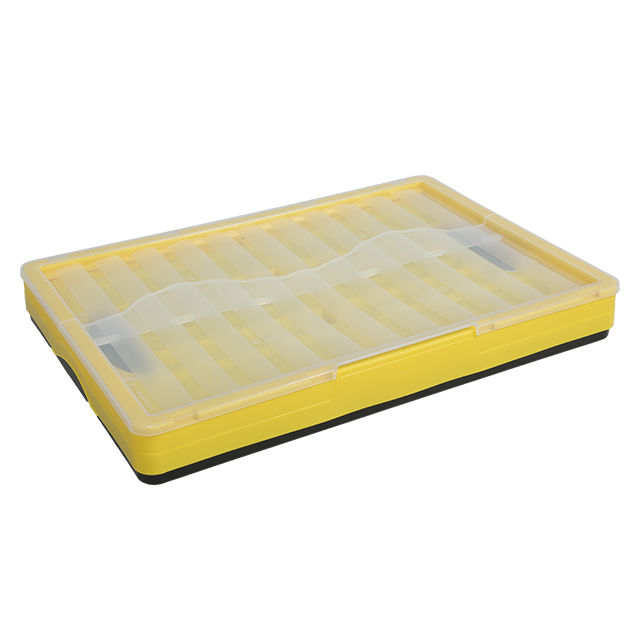 Caja de plástico plegable plegable colorida