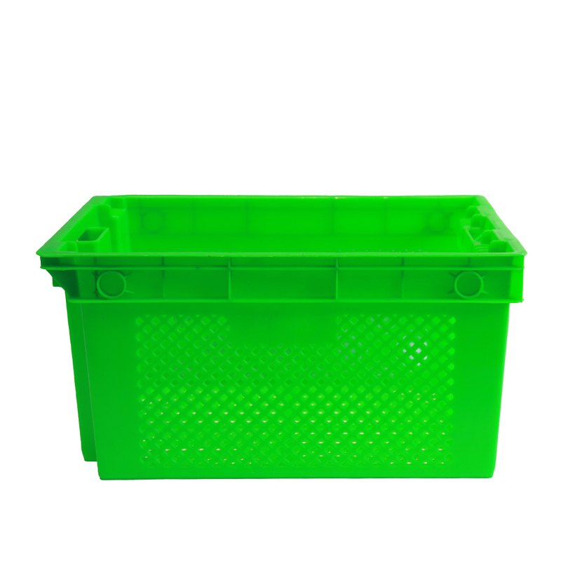 Caja de plástico apilable ampliamente utilizada