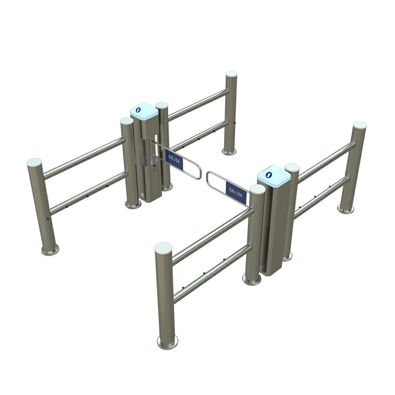  Puerta de acceso peatonal abatible automática para supermercado