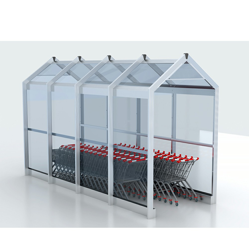 Carrito de compras cubierto Corral Rail