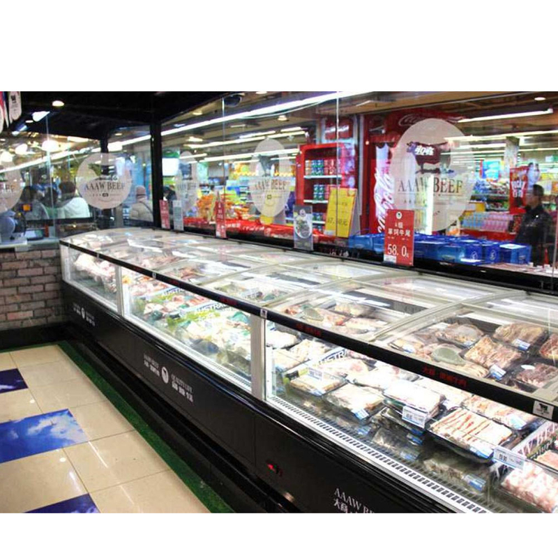 Congelador de isla de exhibición de supermercado ≤-15 ℃