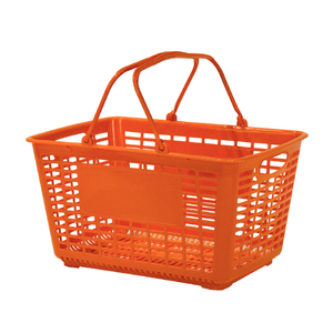 Cesta de compras de plástico de 22 litros para supermercado