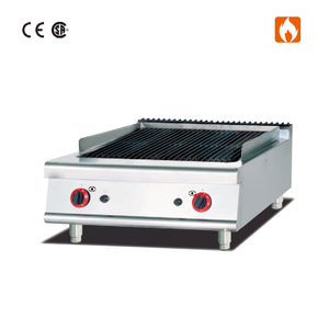 Parrilla de roca de lava a gas con encimera de 800x900x460 mm