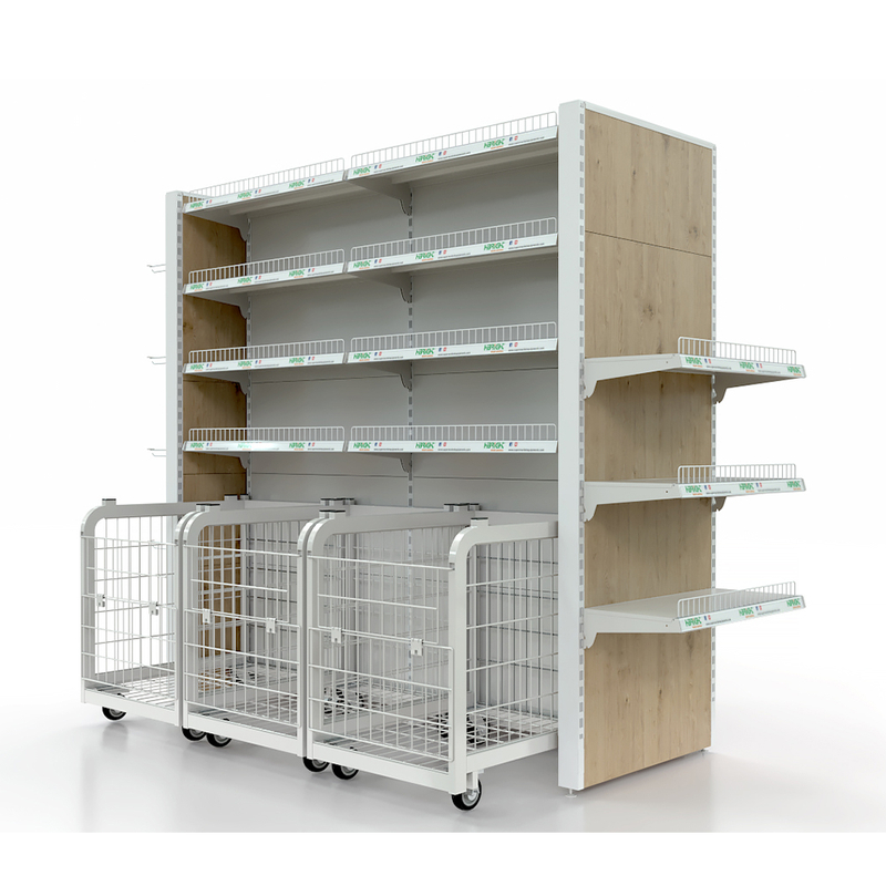 Contenedor rodante apilable
