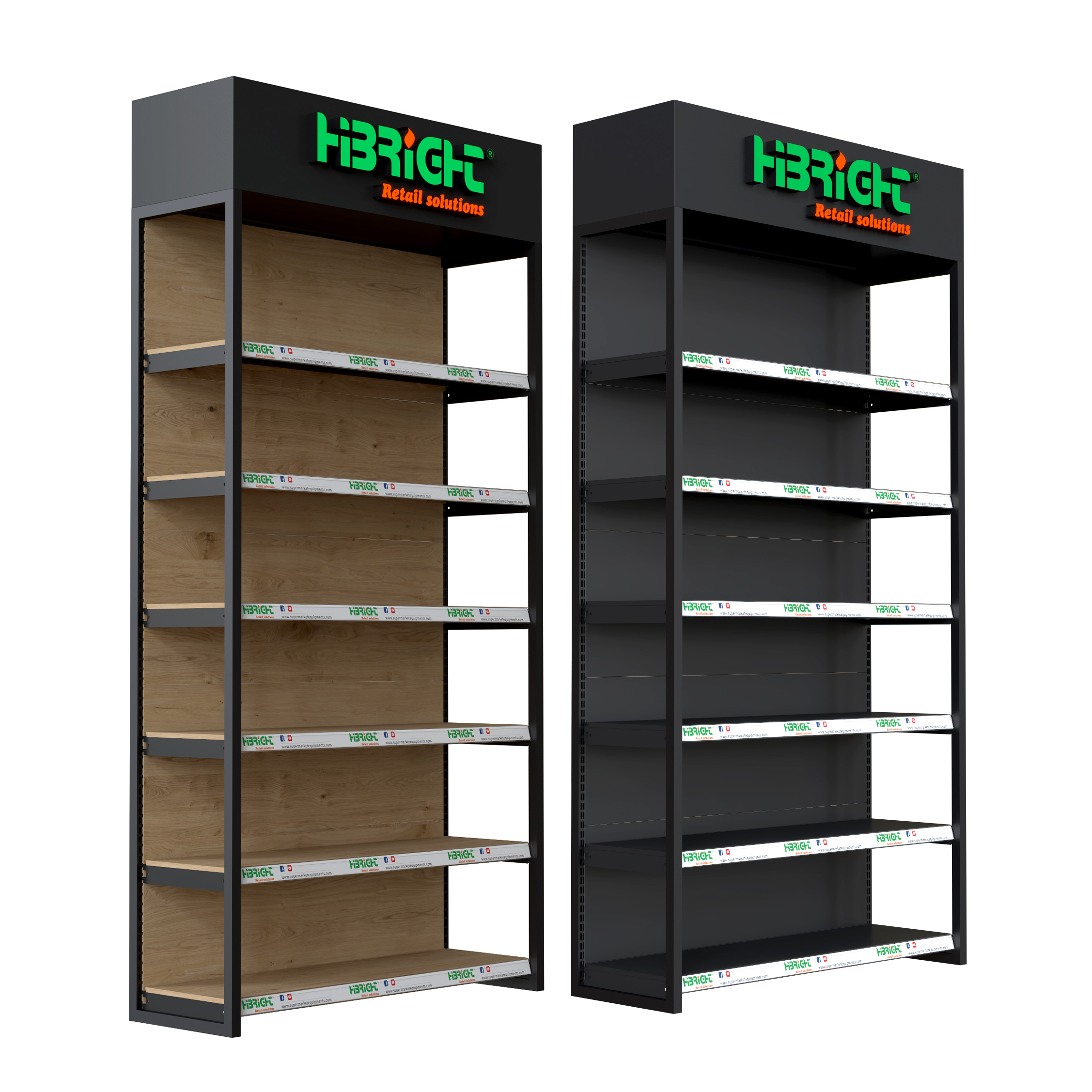 Estante de exhibición para tienda de autopartes