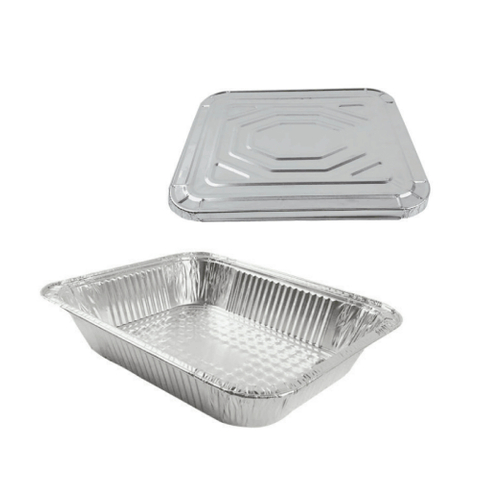 Caja de refrigerios de papel de aluminio