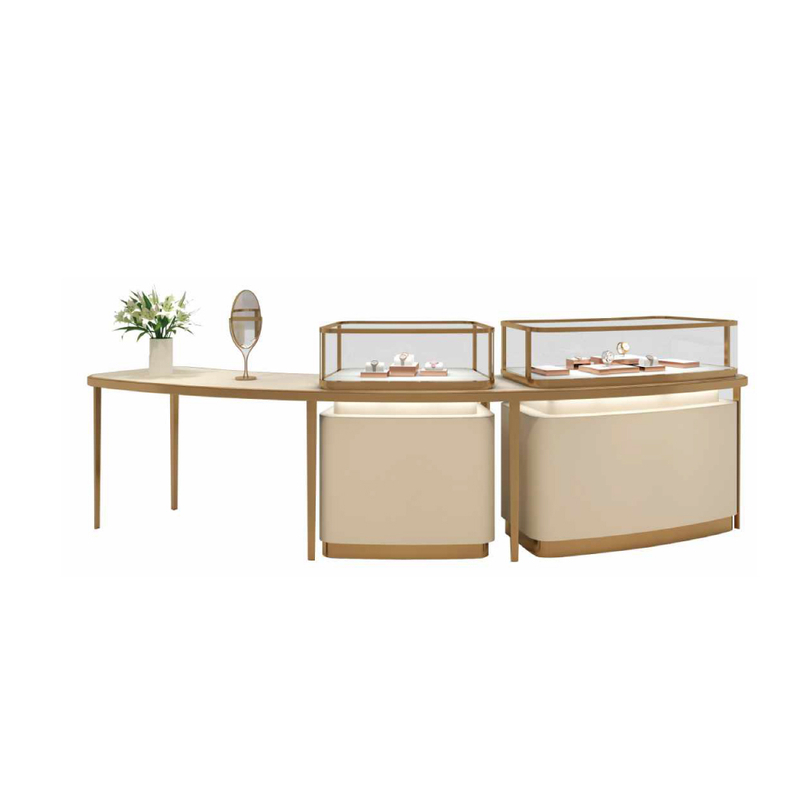 Vitrina de joyería comercial