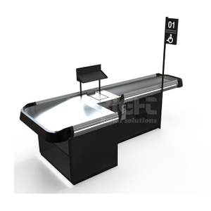 Mostrador de caja con luz LED
