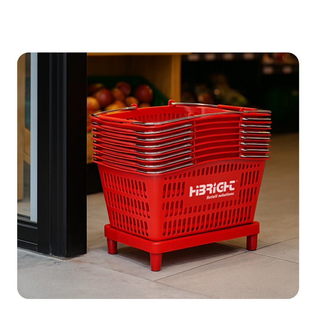 Cesta de compras para la tienda de conveniencia 711
