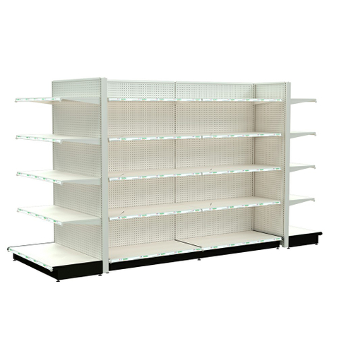 Estante de supermercado de metal de estilo americano