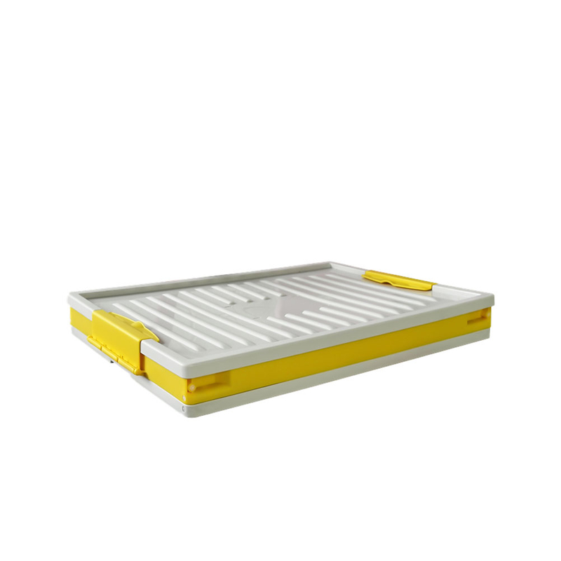2022 Caja de almacenamiento de plástico plegable de nuevo diseño con tapa