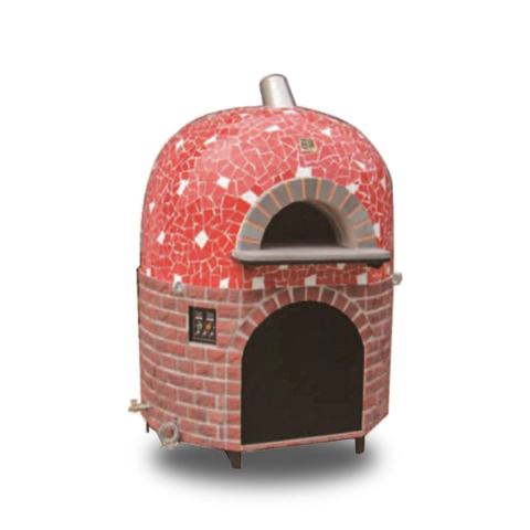 Horno de pizza comercial de leña