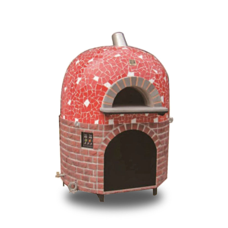 Horno de pizza comercial de leña