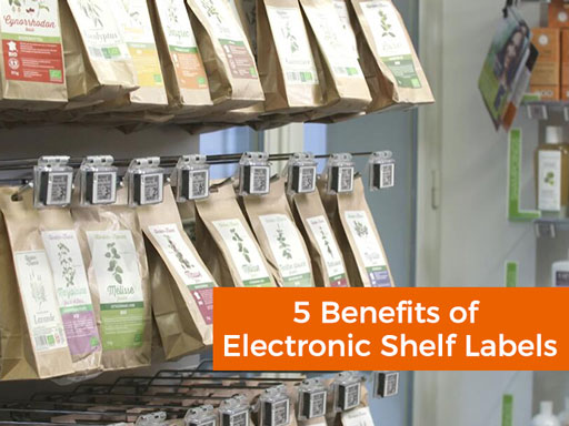 5 beneficios de las etiquetas electrónicas para estantes