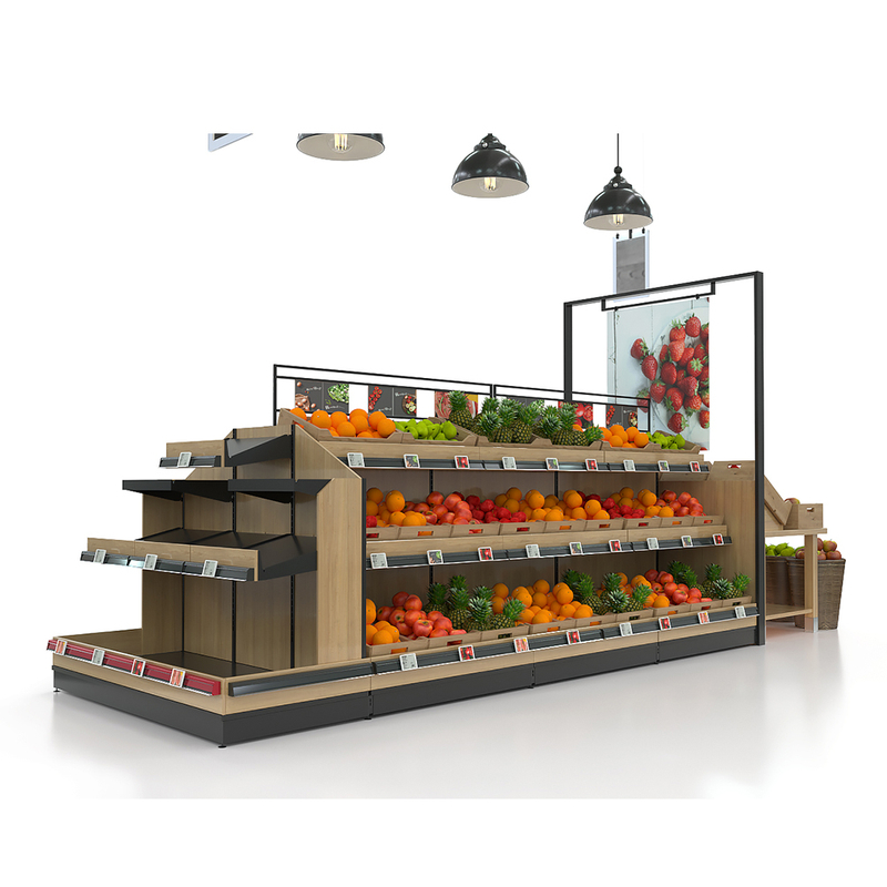 Soporte de exhibición de productos para granja