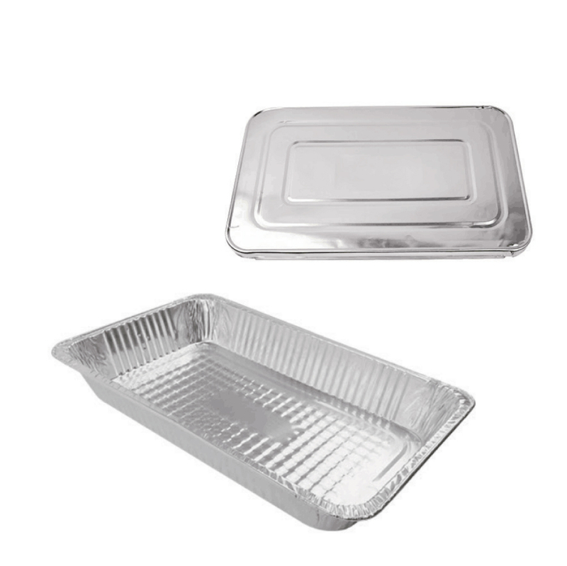 Caja de refrigerios de papel de aluminio