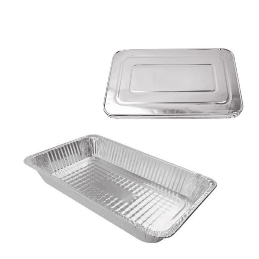 Caja de refrigerios de papel de aluminio