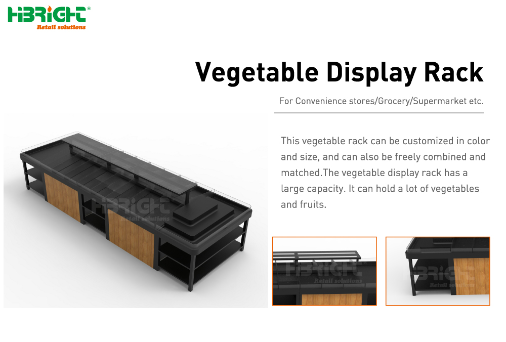 Estante de exhibici&oacute;n de vegetales1 