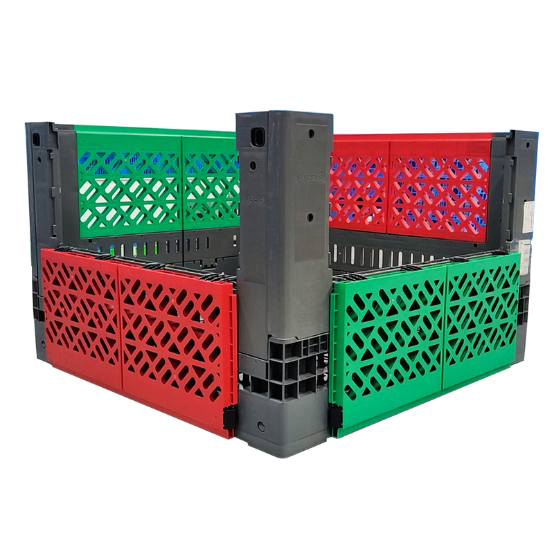 Caja de paletas de plástico cuadrada