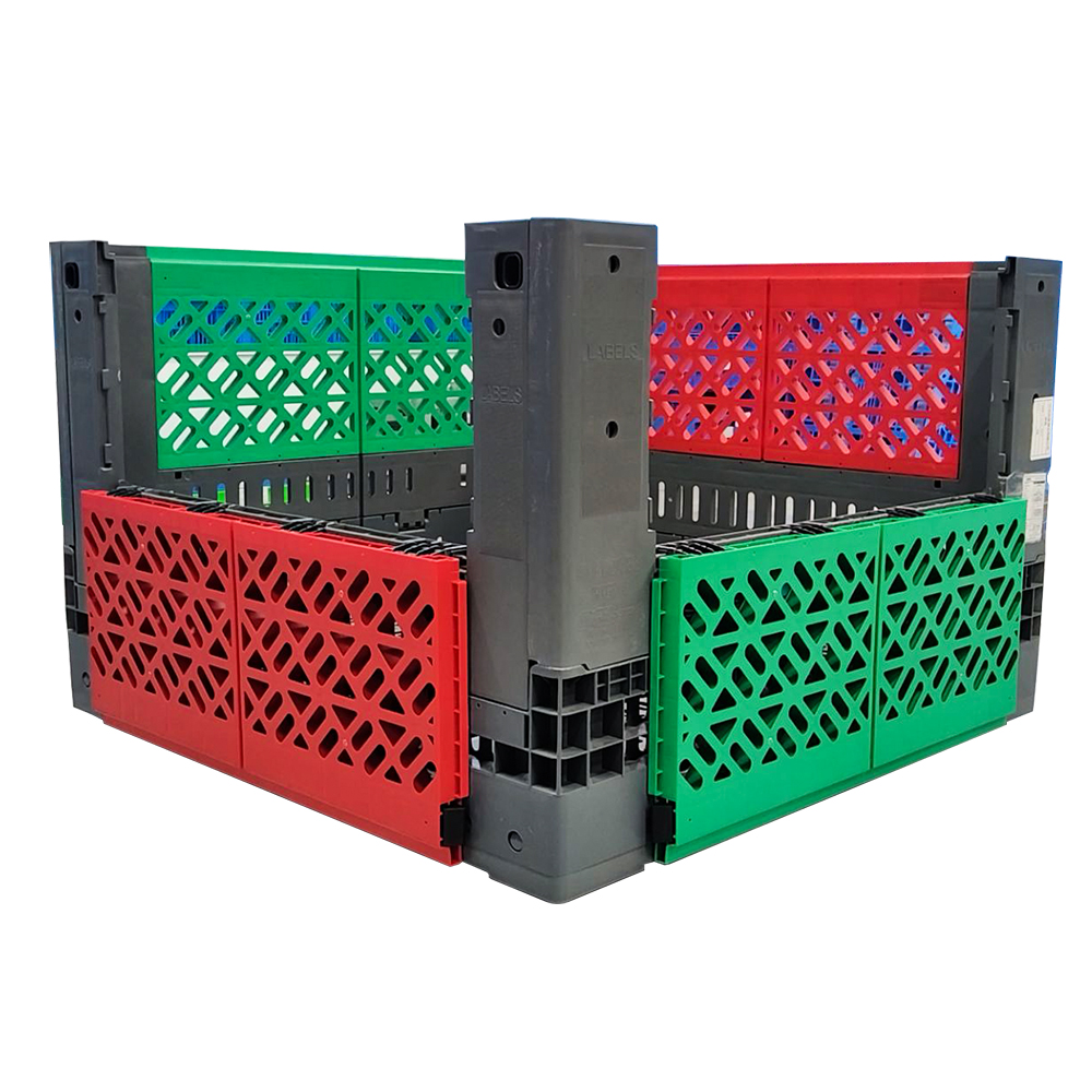 Caja de paletas de plástico cuadrada