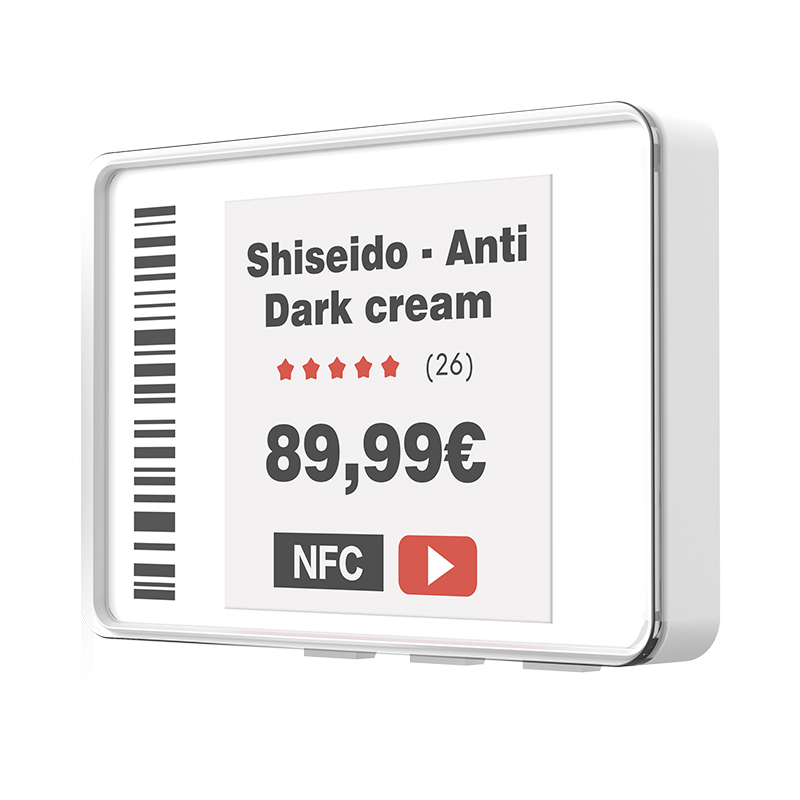 Etiqueta electrónica para estante de 1,54 pulgadas