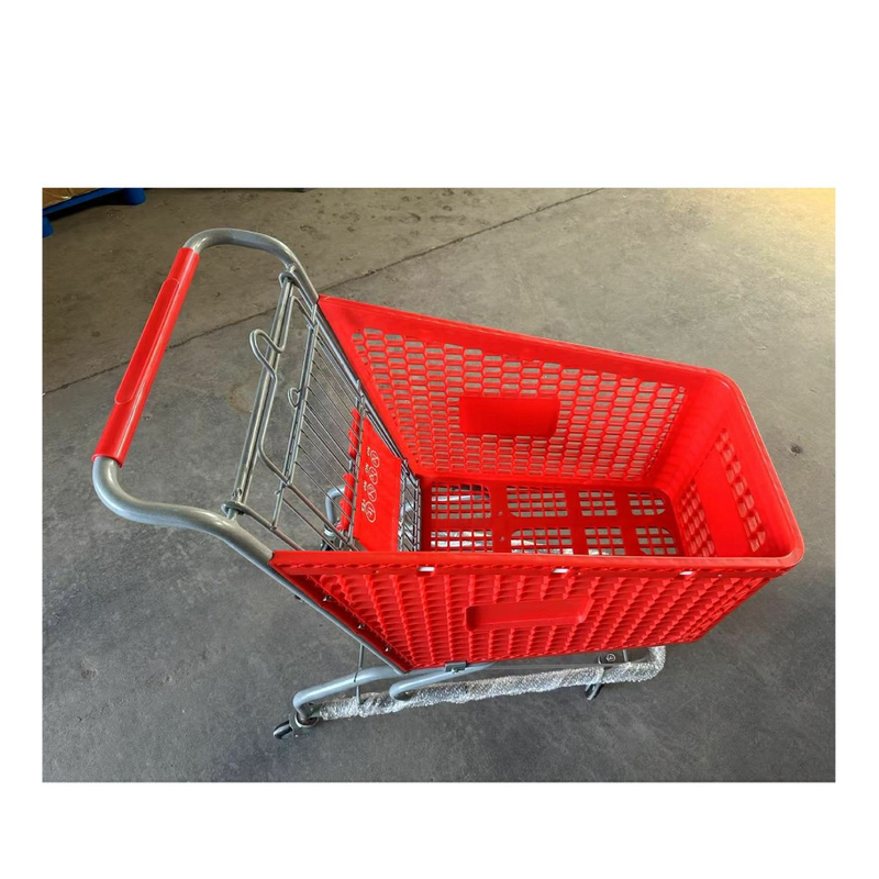 2026 Carrito de compras de plástico de nuevo diseño