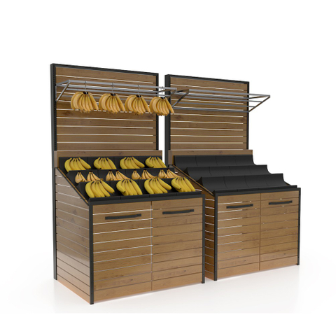 Soporte de exhibición para plátano