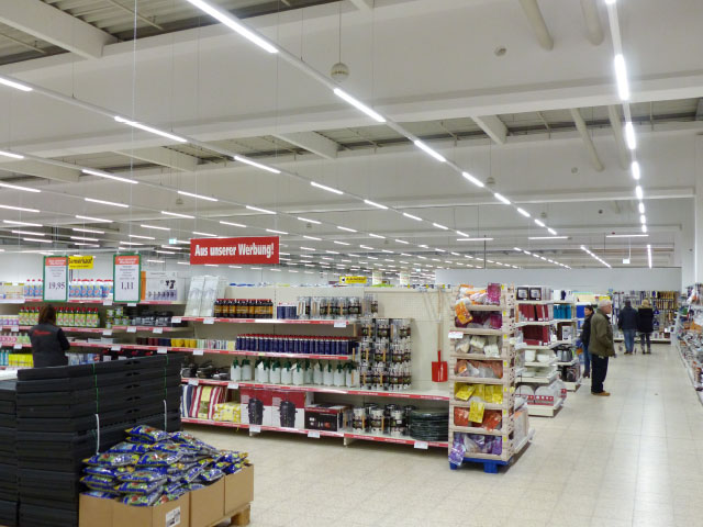 Cómo lograr una iluminación adecuada en un supermercado