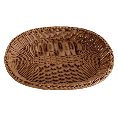 Cesta de ratán ovalada
